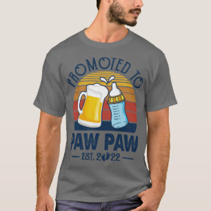 First Time Paw Paw Promoted To Paw Paw 2022 Father T-Shirt