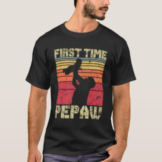 First Time Pepaw Est2023 Father'S Day Soon To Be P T-Shirt