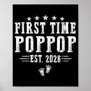 First Time Pp Est.2026 Father's Day Promoted To Pa Poster