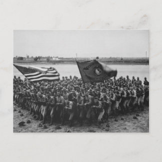 First to Fight - US Marines - 1918 Postcard