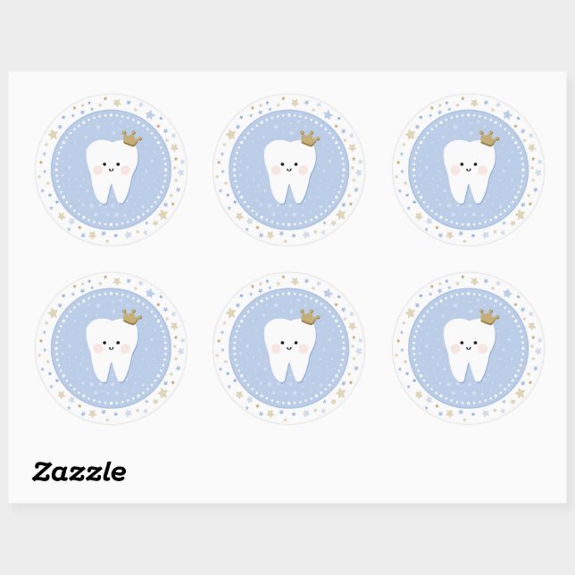First Tooth Party Decorative Sticker (Sheet)