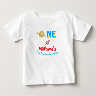 First Trip Around The Sun 1st Birthday Baby T-Shirt