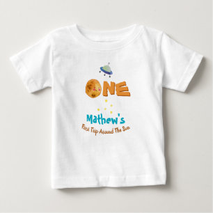 First Trip Around The Sun 1st Birthday Baby T-Shirt