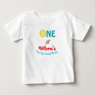 First Trip Around The Sun 1st Birthday Baby T-Shirt
