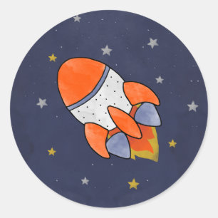 First Trip Around the Sun 1st Birthday  Classic Round Sticker