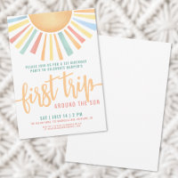 First Trip Around The Sun 1st Birthday