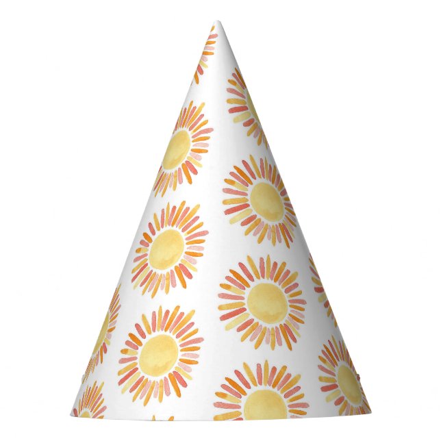 First Trip Around the Sun 1st Birthday Party Hat (Front)