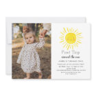 First Trip Around The Sun 1st Birthday Photo