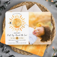 First Trip Around The Sun 1st Birthday Photo