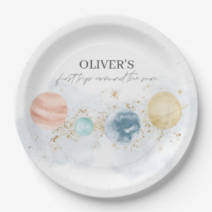First Trip Around The Sun Birthday Paper Plates