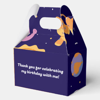 First trip around the sun favor birthday gift box