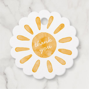 First Trip Around the Sun First Birthday Favour Ta Tags