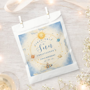 First Trip Around the Sun First Birthday Party Favour Bags