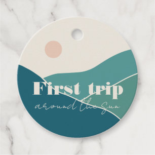 First Trip Around the Sun Gift and Favour Tags