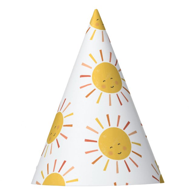 First Trip Around the Sun Kids 1st Birthday Party Hat (Front)