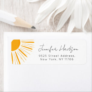 First trip around the sun minimal return address