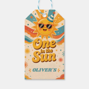 First Trip Around the Sun Party Favour Tags
