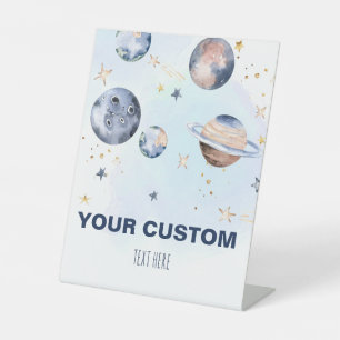 First Trip Around the Sun Pedestal Sign