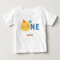 First Trip Around the Sun Personalized Kids Shirt 