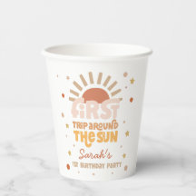 First Trip Around The Sun Retro Boho 1st Birthday