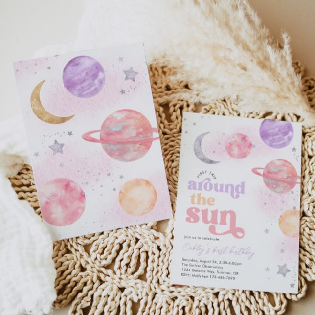 First Trip Around the Sun Space Invitation (Creator Uploaded)