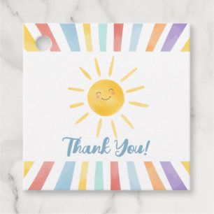 First Trip Around the Sun Thank You  Favour Tags