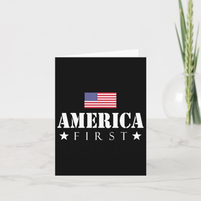 First Trump 2024 America First  Card (Front)