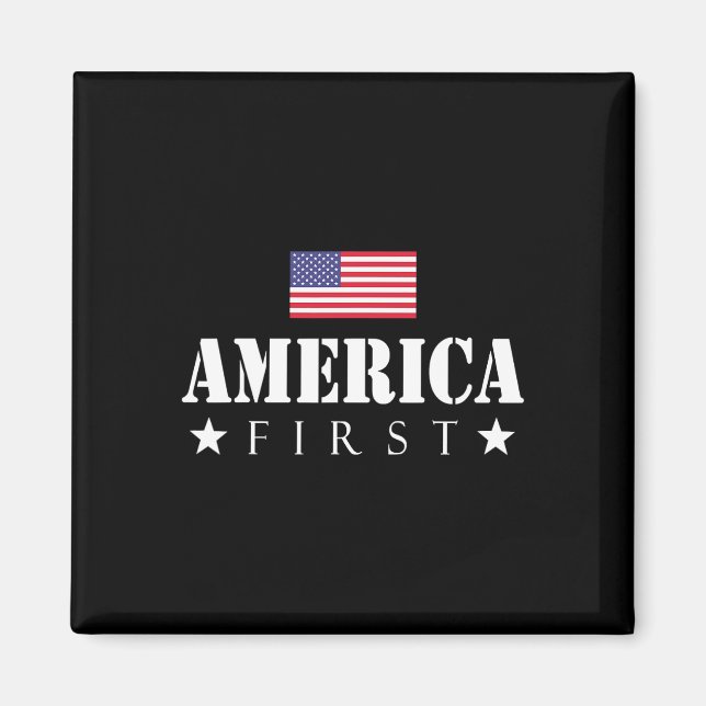 First Trump 2024 America First  Magnet (Front)