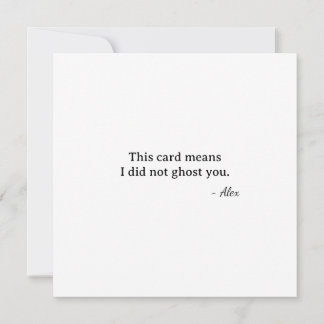 First Valentine Fox Cupid - did not ghost Card