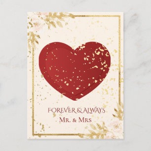 First Valentine Mr and Mrs Card