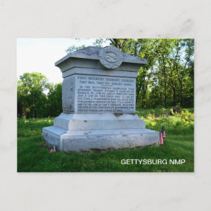 FIRST VERMONT CALVARY POSTCARD