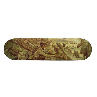First Wave at Omaha by Ken Riley World War II Skateboard