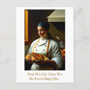 First We Eat - Postcard
