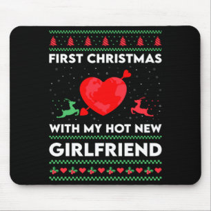 First Xmas With My New Girlfriend Men Ugly Christ Mouse Pad