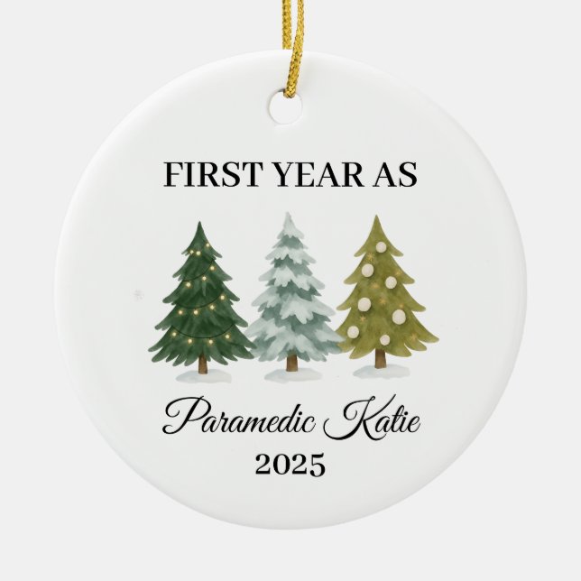 First Year as Paramedic, Paramedic Ornament (Front)