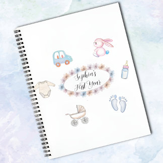 First Year Baby – A Sweet Notebook for Mom