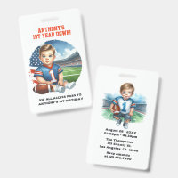 First Year Down Football Birthday VIP Pass