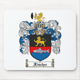 FISCHER FAMILY CREST - FISCHER COAT OF ARMS MOUSE PAD