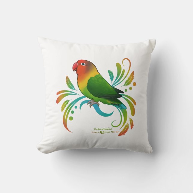 Fischer Lovebird Cushion (Front)