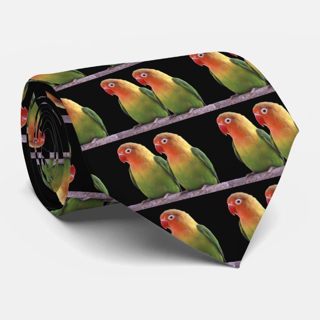 "Fischer's Lovebird" Tie (Rolled)