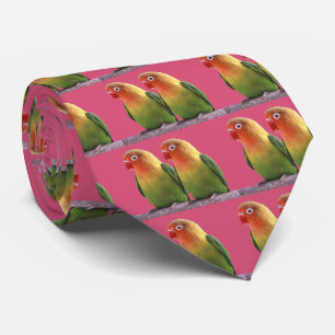“Fischer's Lovebird” Tie