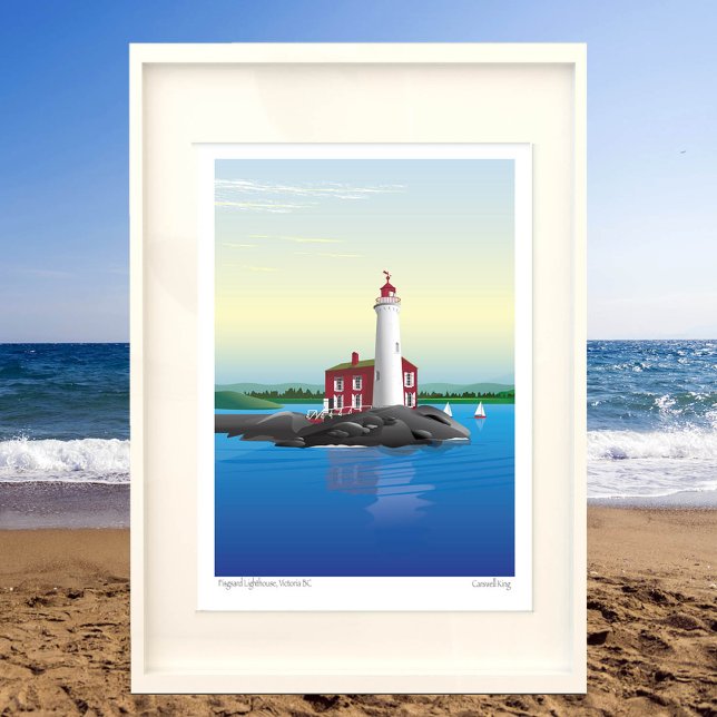 Fisgard lighthouse holiday card (Creator Uploaded)