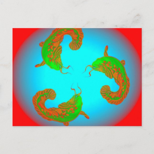 Fish 02k3vi postcard (Front)