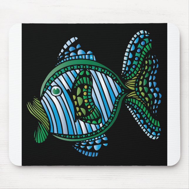 Fish 1 mouse pad (Front)