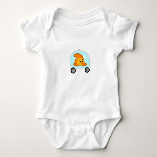 Fish 2.0 Baby one sie Bodysuit (Front)