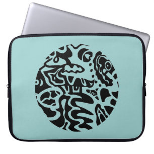 "Fish" Abstract Art Laptop Sleeve
