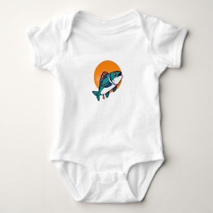  Fish Adventure Baby Bodysuit