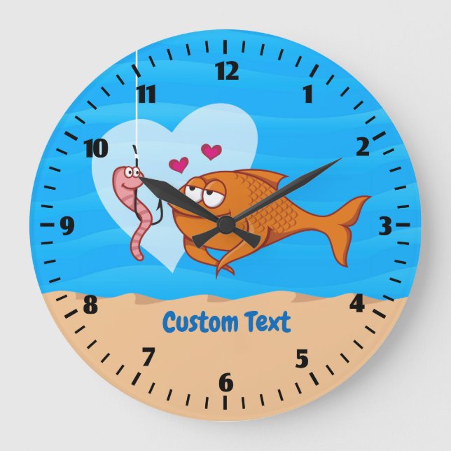 Fish and Bait in Love Clock (Front)
