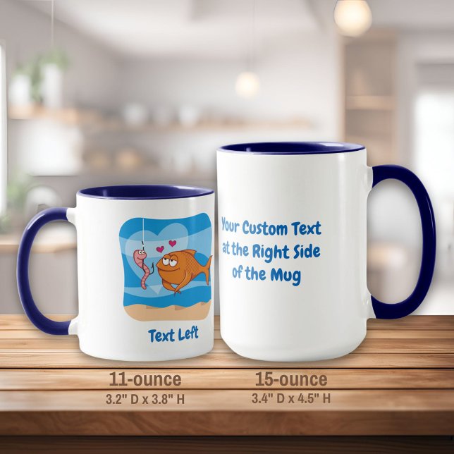 Fish and Bait in Love Mug (Creator Uploaded)