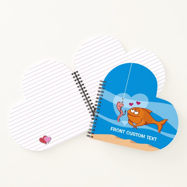 Fish and Bait in Love Notebook (Inside)